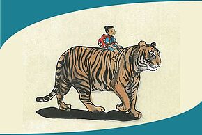 Le Prince tigre - Illustration Chen Jiang Hong - Agrandir l'image, fenêtre modale