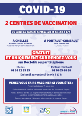 Infos centres vccination - Agrandir l'image (fenêtre modale)