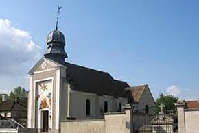 Brou-sur-Chanteerine - Eglise Saint Baudille - Agrandir l'image, fenêtre modale