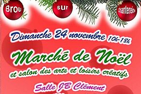 Marché de Noël - Brou sur Chantereine - Agrandir l'image, fenêtre modale