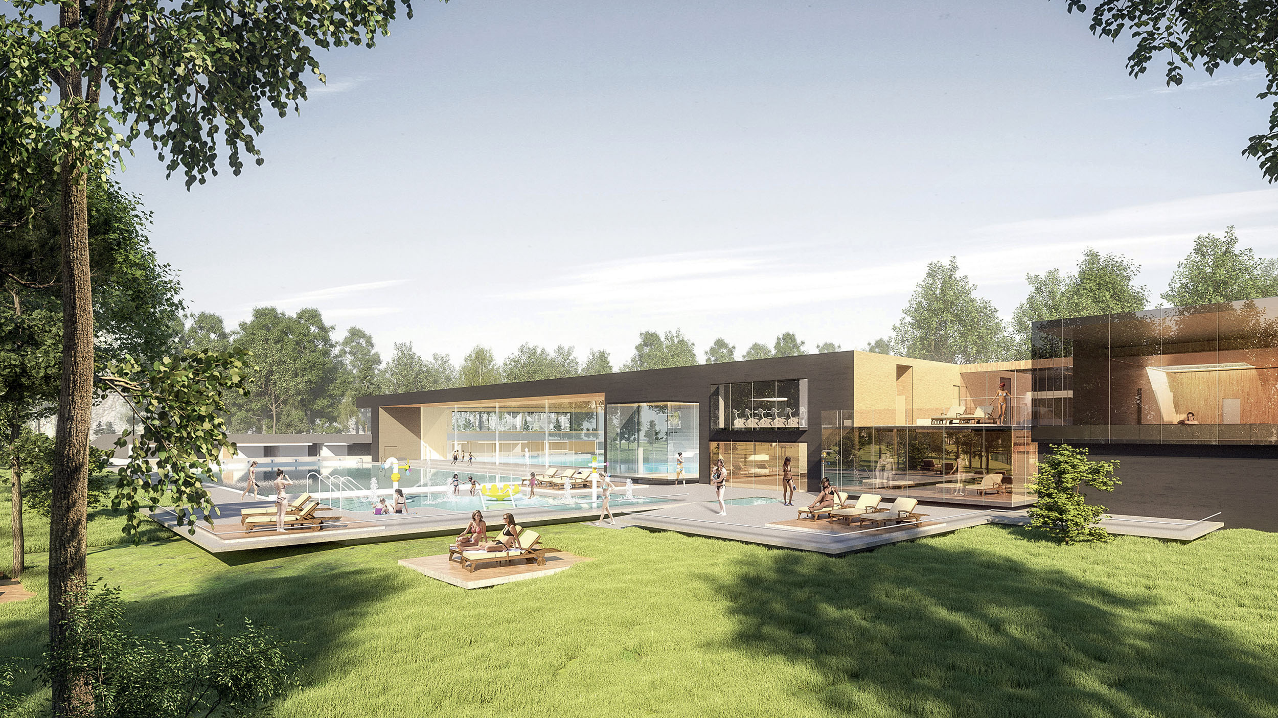 un centre aquatique a champs sur marne communaute d agglomeration paris vallee de la marne